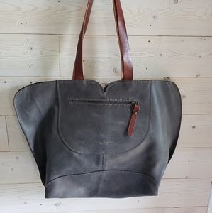 Leather handbag